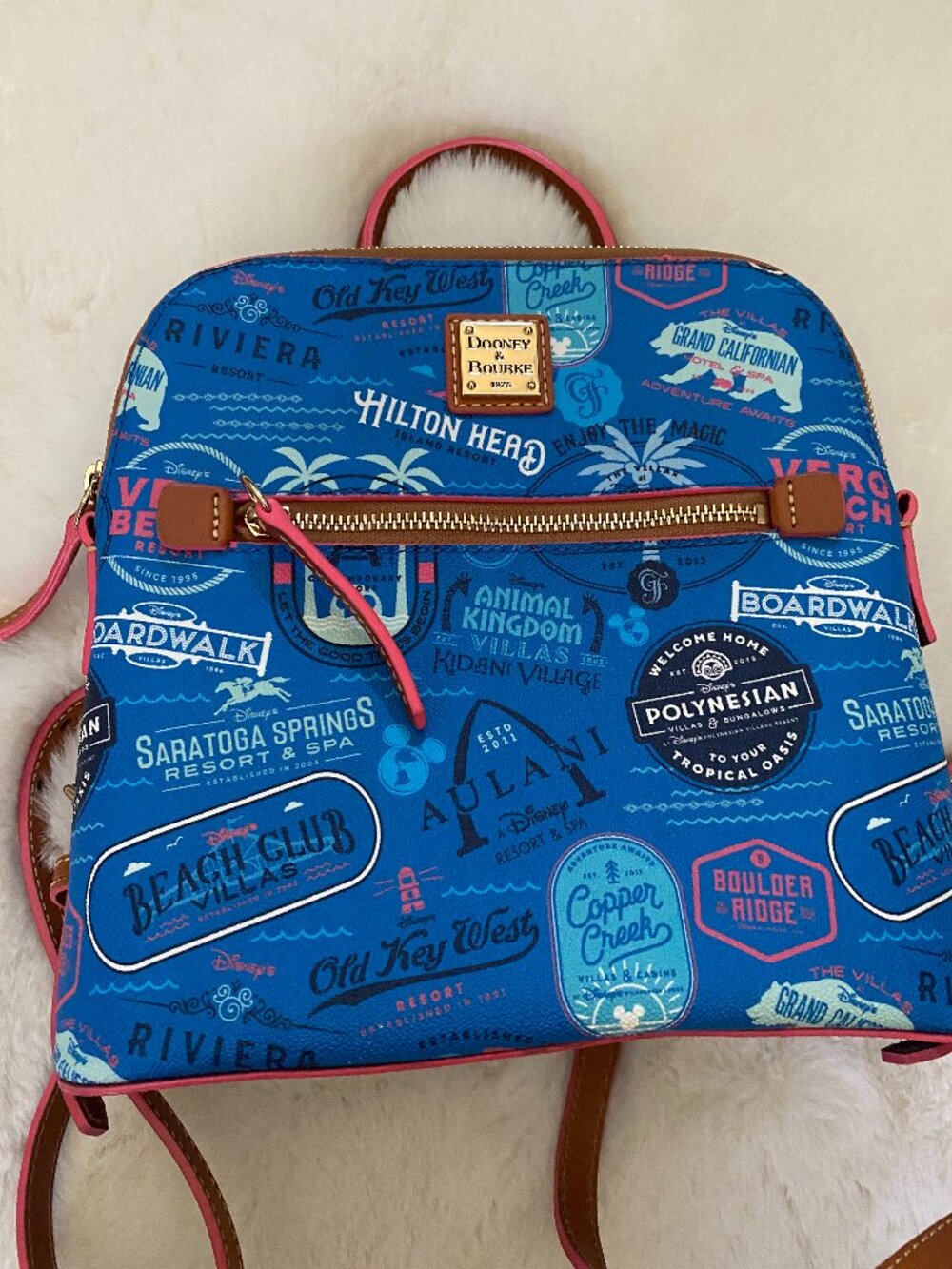 Disney Dooney and Bourke Vacation Club Backpack Purse
